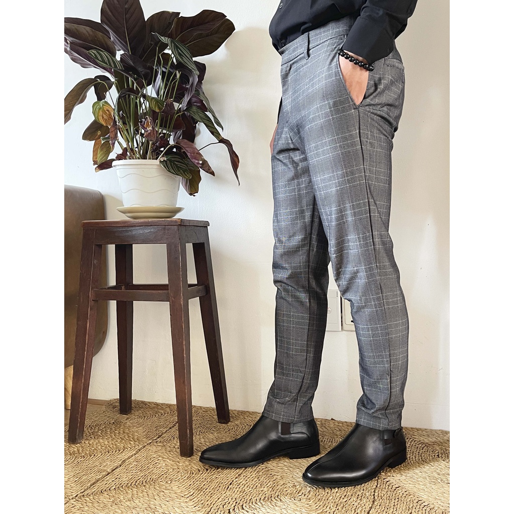 Giày Chelsea Boots VSMAN chất liệu da bò thật cao cấp Giày bốt nam cổ cao trẻ trung sang trọng hiện đại - HHG011 | BigBuy360 - bigbuy360.vn