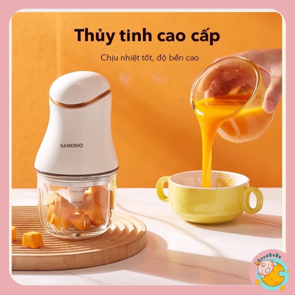 Máy xay thực phẩm,máy xay ăn dặm 300ml SAMONO SW09 200W Goodbabyvn