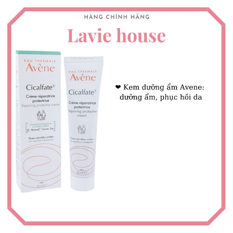 kem Avene Cicalfate, kem dưỡng ẩm phục hồi da