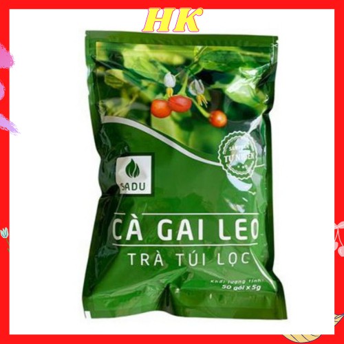 Cà gai leo.1bịch Trà túi lọc Cà Gai Leo Sadu 250g -1kg .giải độc gan.nát gan. Hỗ trợ bảo vệ lá Gan cho cả gia đình bạn