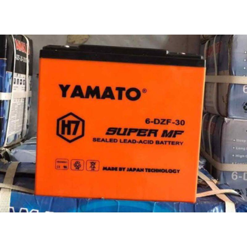 Bình ắc quy khô Yamato 6-DZF-30.12v-30Ah. hàng chính hãng 100%.