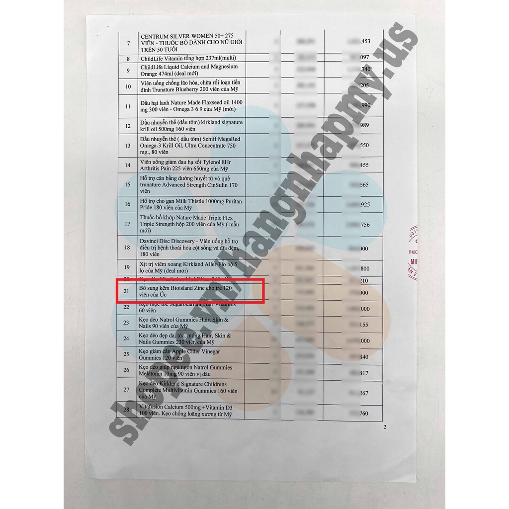 Kẹo bổ sung kẽm cho bé Bioisland Zinc 120 viên của Úc