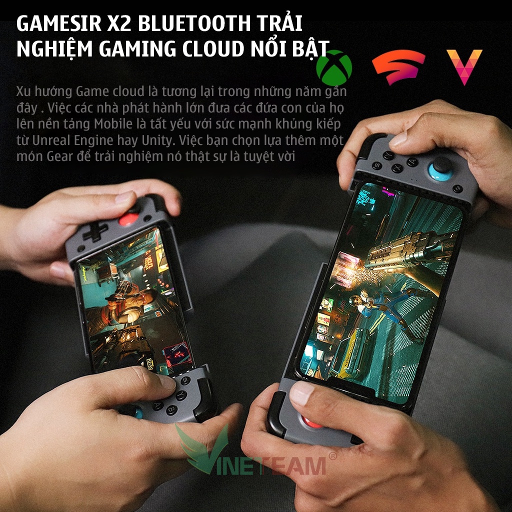 Tay cầm chơi game Gamesir X2 Bluetooth - Hỗ trợ đa nền tảng Android/IOS đạt MFI -4614