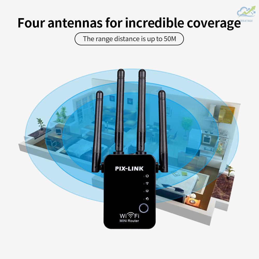 Mới Bộ Khuếch Đại Tín Hiệu Wifi Không Dây 300mbps | BigBuy360 - bigbuy360.vn