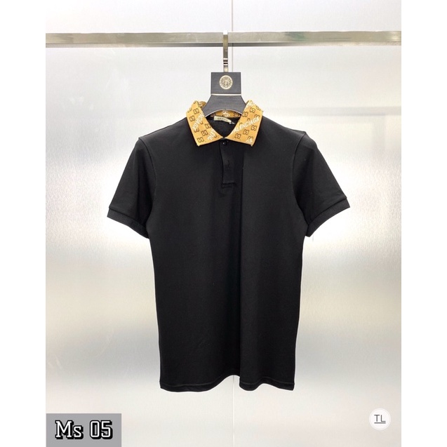 Áo cộc cổ bẻ nam, Polo hoạ tiết đơn giản, polo chất cotton from chuẩn