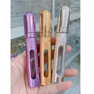 Vỏ chai lọ chiết nước hoa nhôm tròn 12ml