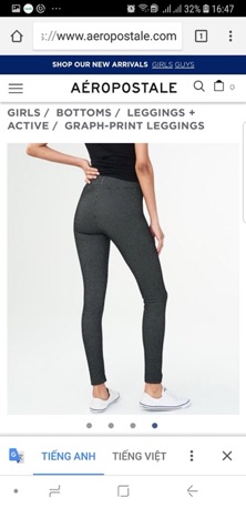Quần legging AeroPostale