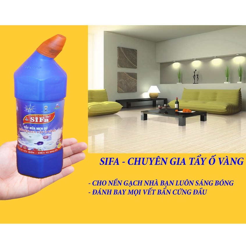 Chất Tẩy Men Sứ, Tẩy Ố Vàng SIFA Cực Mạnh