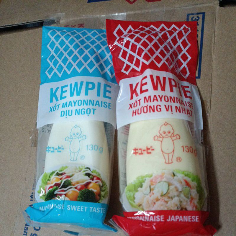 XỐT MAYONNAISE KEWPIE 130G ĂN ĐỒ CHIÊN RÁN, SALAD DATE THÁNG 5/2023