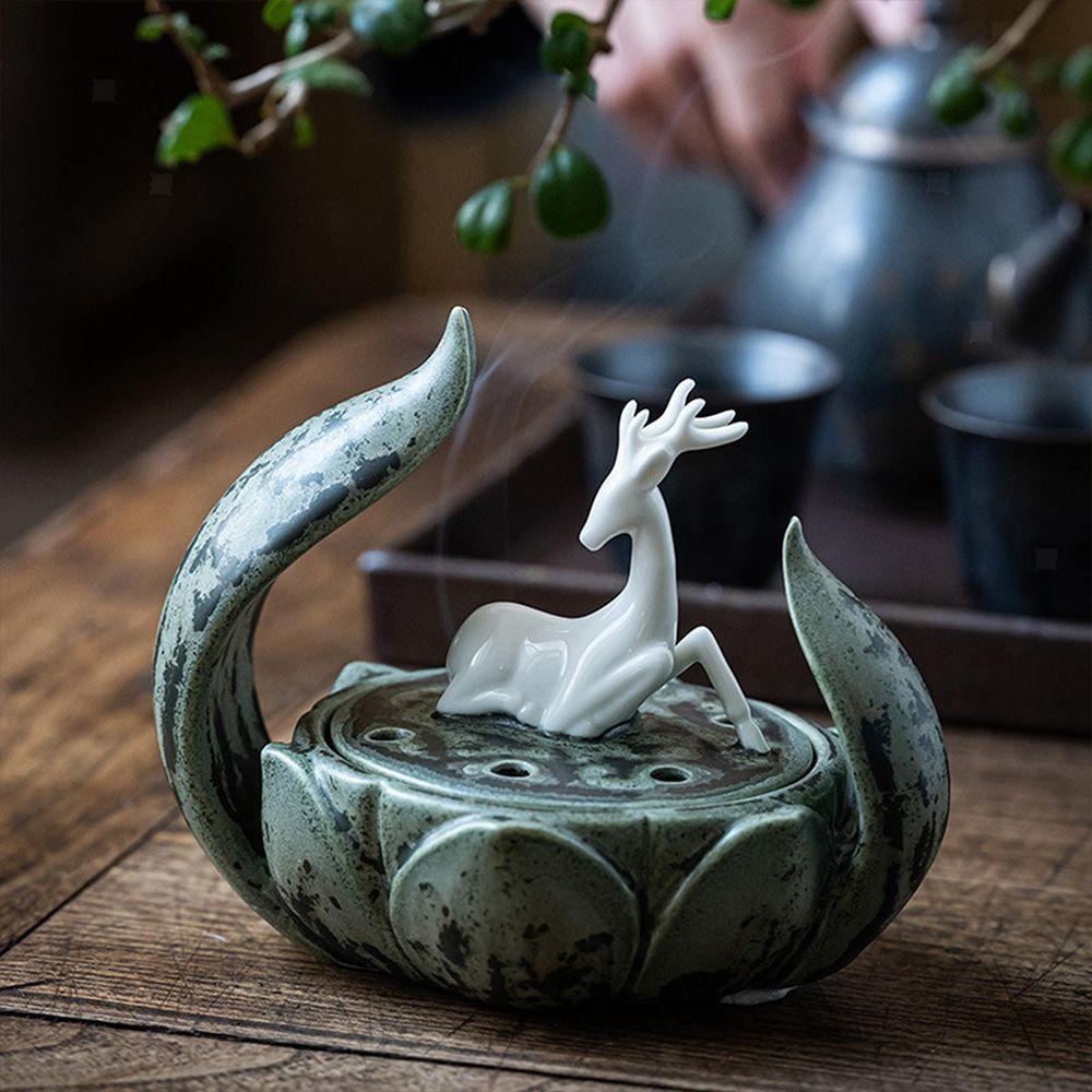 KRNY Đế Đốt Trầm Hương Thủ Công Dùng Trang Trí Nhà Cửa