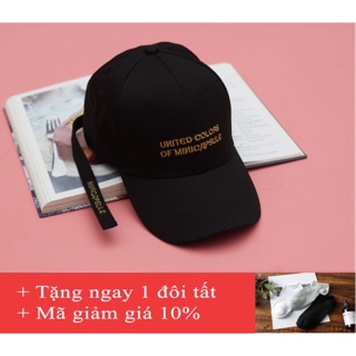 MŨ LƯỠI TRAI ĐUÔI DÀI, FREESHIP đơn từ 50k, NÓN ĐUÔI DÀI MINICAPSULE CHỮ VÀNG