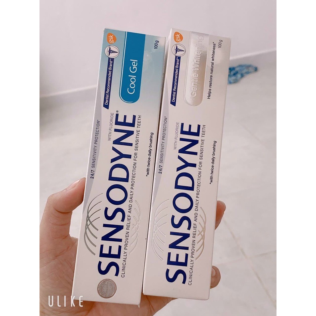 Combo tuýp 2 Kem đánh Răng Sensodyne 100g Thơm Mát Giảm Ê Buốt Bảo Vệ Toàn Diện