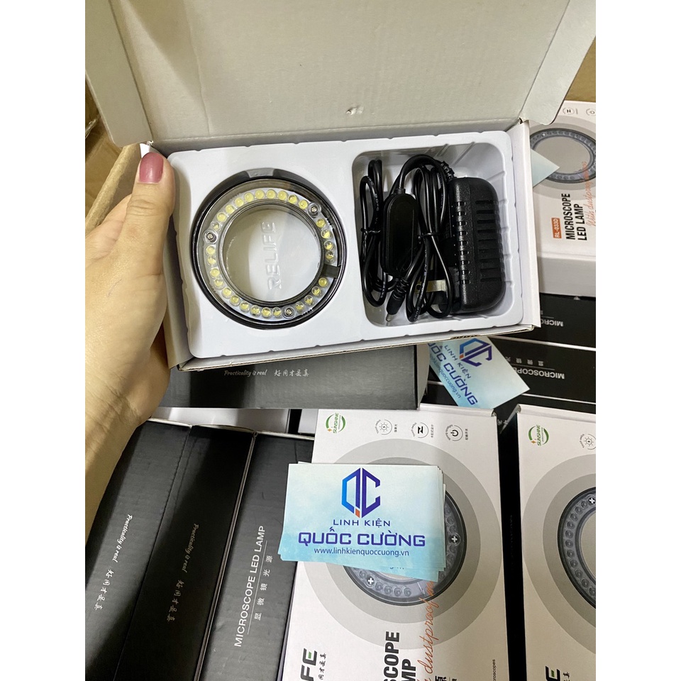 Đèn led kính hiển vi kèm chăn khói Relife RL-033D