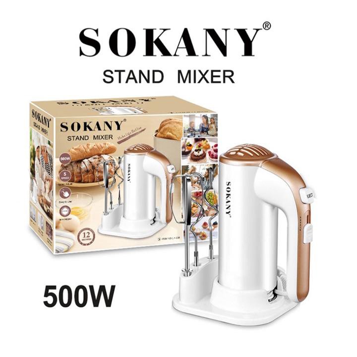 Máy đánh trứng Sokany 500W chính hãng 5 tốc độ