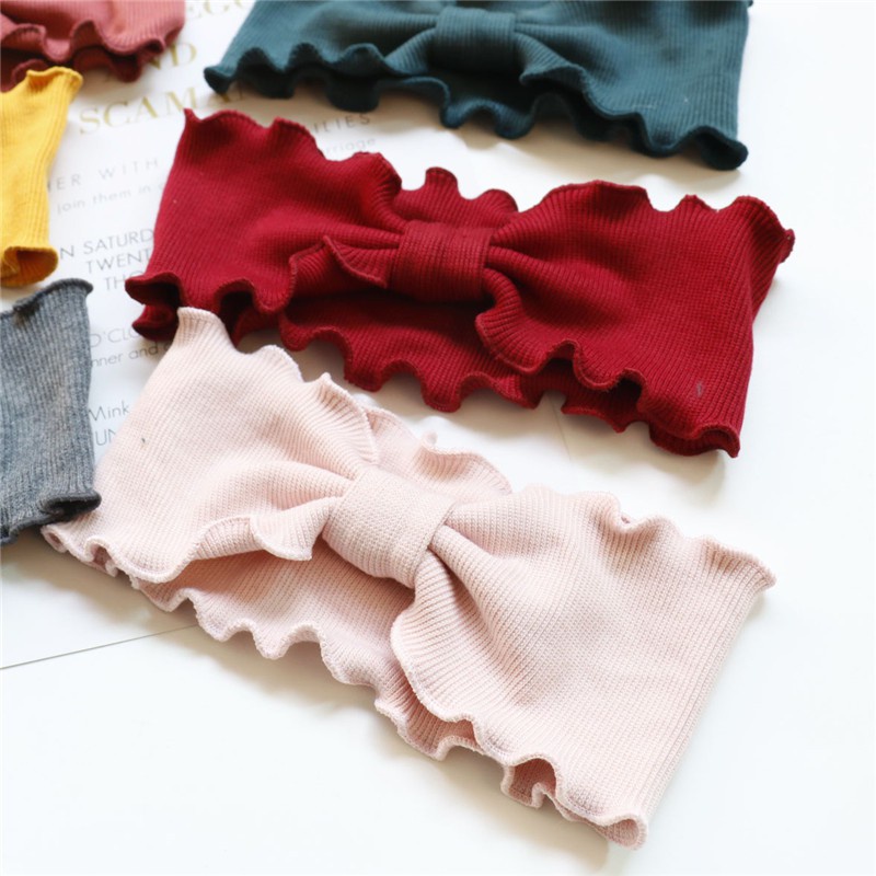 Băng Đô Xoắn Trang Trí Hoa Nhiều Màu Sắc Xinh Xắn Cho Bé