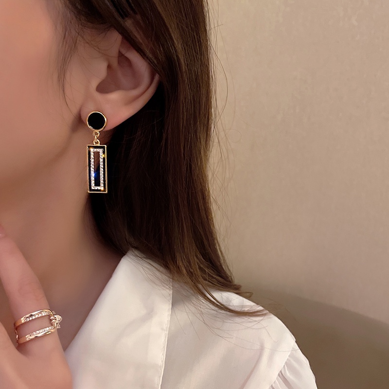 Bông Tai Mạ Bạc 925 Thiết Kế Đơn Giản Thời Trang Hàn Quốc