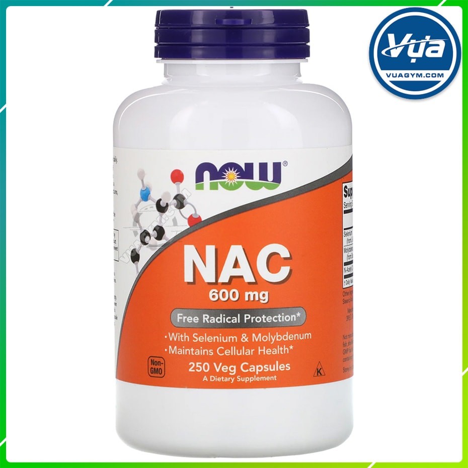 Thực Phẩm Bổ Sung NOW - NAC 600 mg (250 viên)
