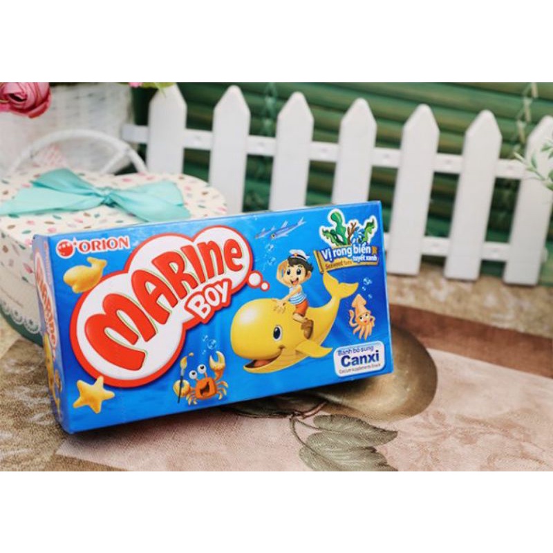 Bánh cá MARINE BOY bổ sung CANXI 35g