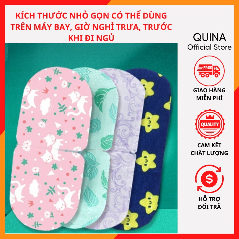 [HOT] Mặt Nạ Hơi Nước Che Mắt Thư Giãn Mắt Chườm Nóng Giảm Đau Mắt Mỏi Mắt Có Thể Bịt Mắt Khi Ngủ Nghỉ Ngơi Quina QN006