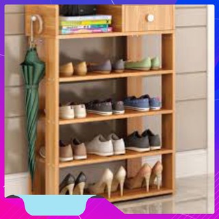 TỦ GIÀY GỖ 5 TẦNG CHẮC CHẮN