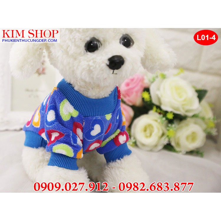 Aó Thun Sọc Ngang Dành Cho Chó Cưng