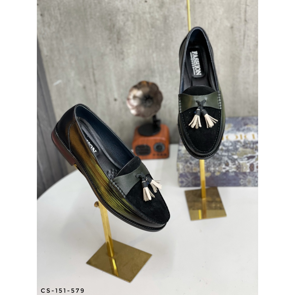 Giày Loafer Patina nam - ✅ Bảo hành nổ da bong đế 1 nămCS-151