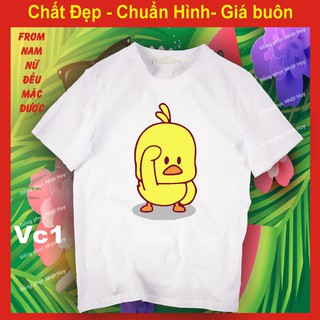 Áo Thun Vịt Tik Tok 1, Biểu Cảm, Phông Đẹp Bao Đổi Trả vịt con tiktok