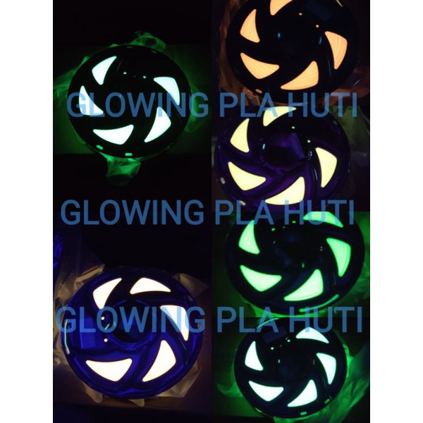 nhựa in 3D PLA phát quang Glowing PLA HUTI 1kg 1.75mm