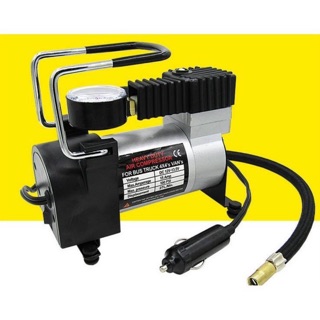 Máy bơm lốp ô tô, xe máy mini Heavy Duty Air Compressor 12V