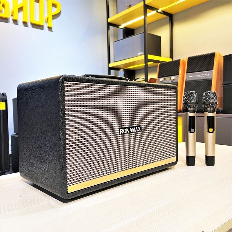 Loa Karaoke Xách Tay Nhỏ Gọn Ronamax H88 - MÃU SIÊU ĐẸP 2022