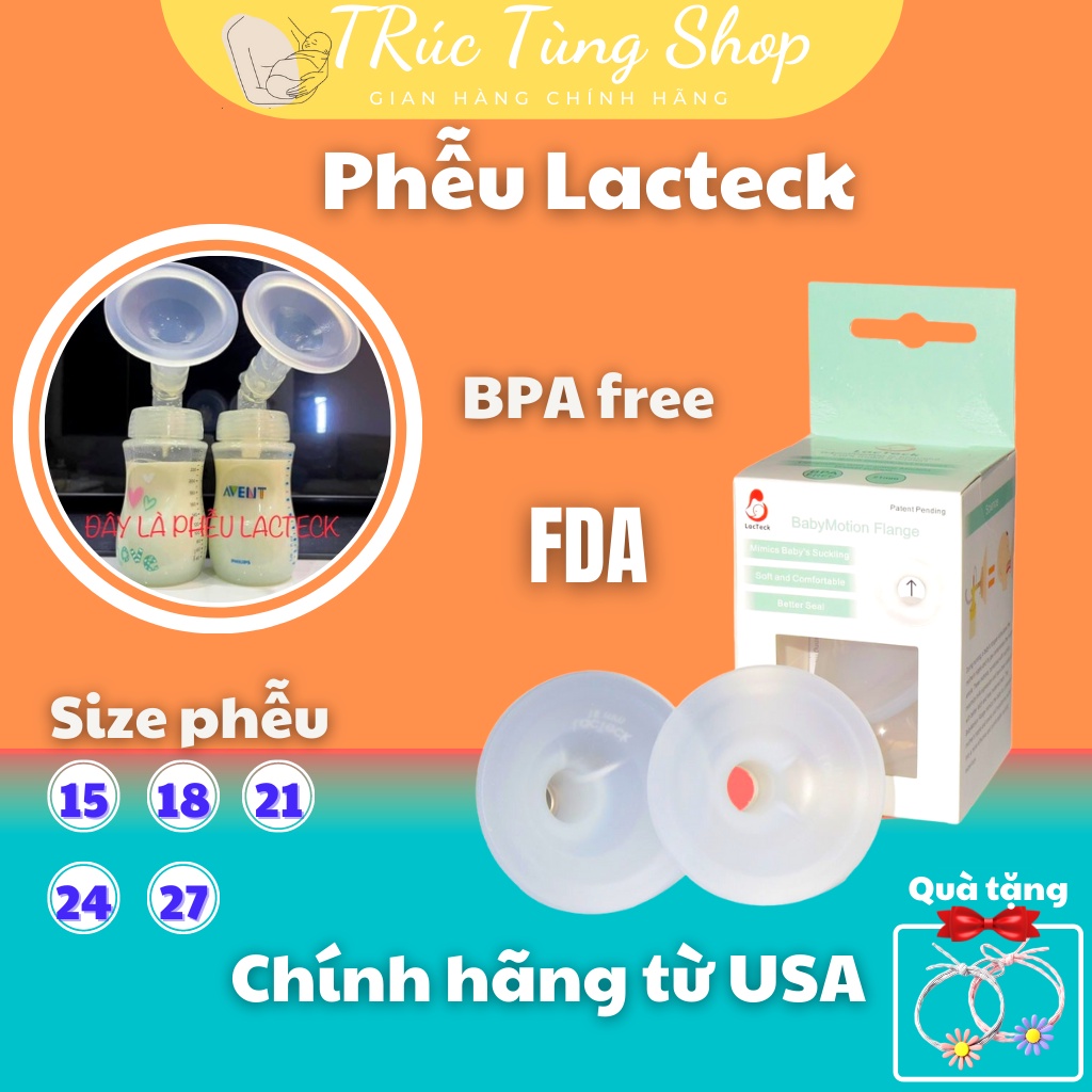Phễu hút sữa Lacteck Baby Motion