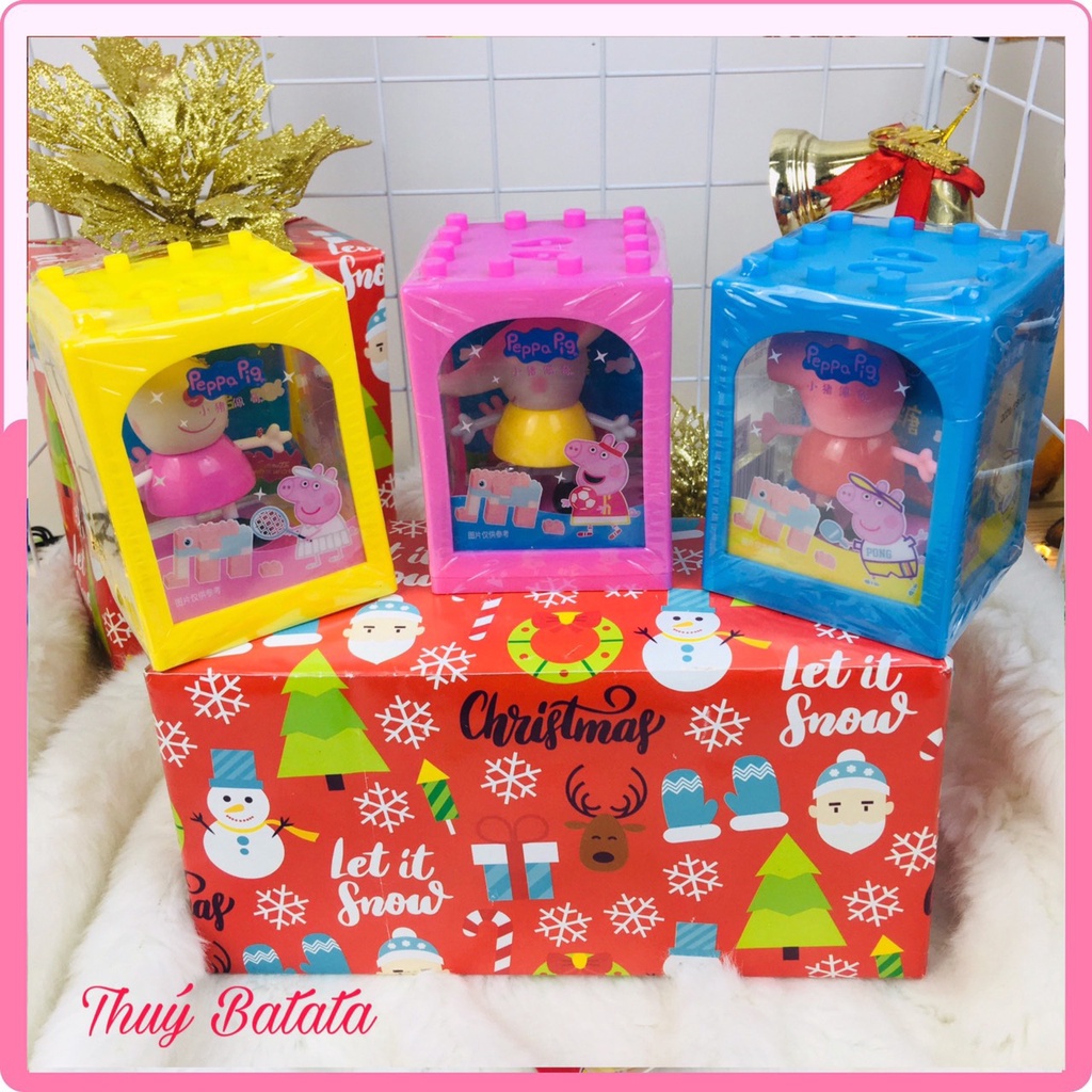 Đồ chơi trẻ em,kẹo đồ chơi mô hình chú heo Peppa Pig đáng yêu