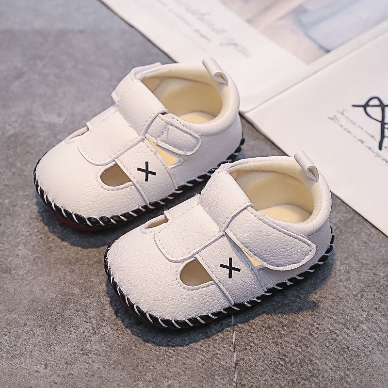 Giày Sandal Đế Mềm Chống Trượt Chống Va Chạm Thời Trang Xuân Hè Dành Cho Bé 3-6-9-12 Tháng Tuổi