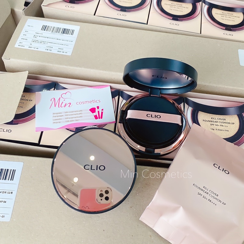 PHẤN NƯỚC CLIO KILL COVER FOUNWEAR CUSHION ALL NEW SPF50+PA+++