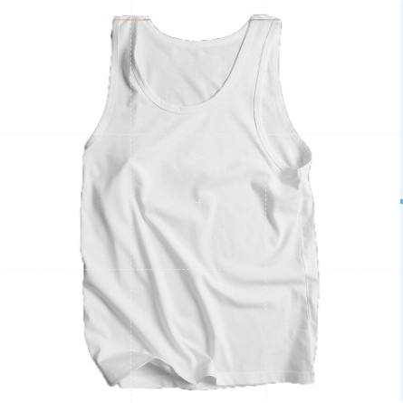 ÁoThun Ba Lỗ Nam 100% Cotton Màu Trắng