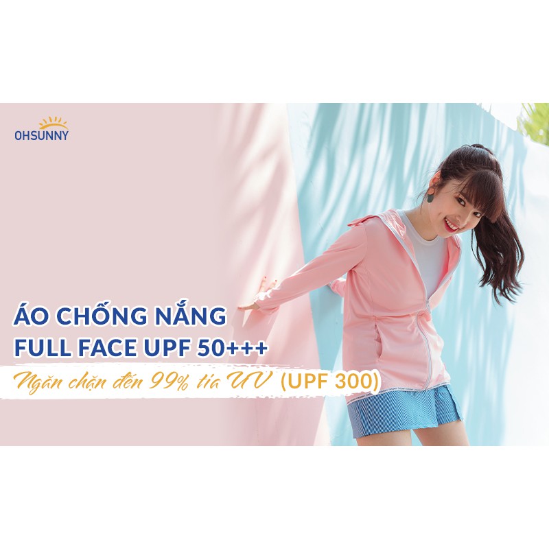 Áo Chống Nắng Nữ OHSUNNY Full Face UPF50+++ 19SSF039 | BigBuy360 - bigbuy360.vn