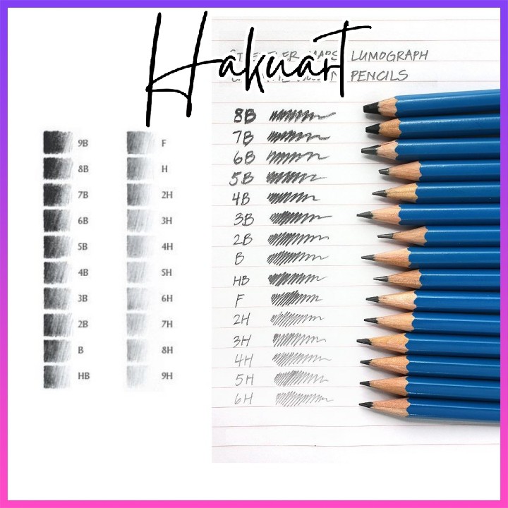 Bút Chì Gỗ Vẽ Phác Thảo Sketch STAEDTLER MARS LUMOGRAPH 100 - Họa Cụ Hakuart