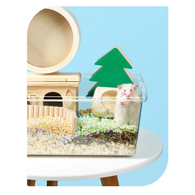 Giấy nén dạng viên lót chuồng cho hamster và thú cưng nhỏ