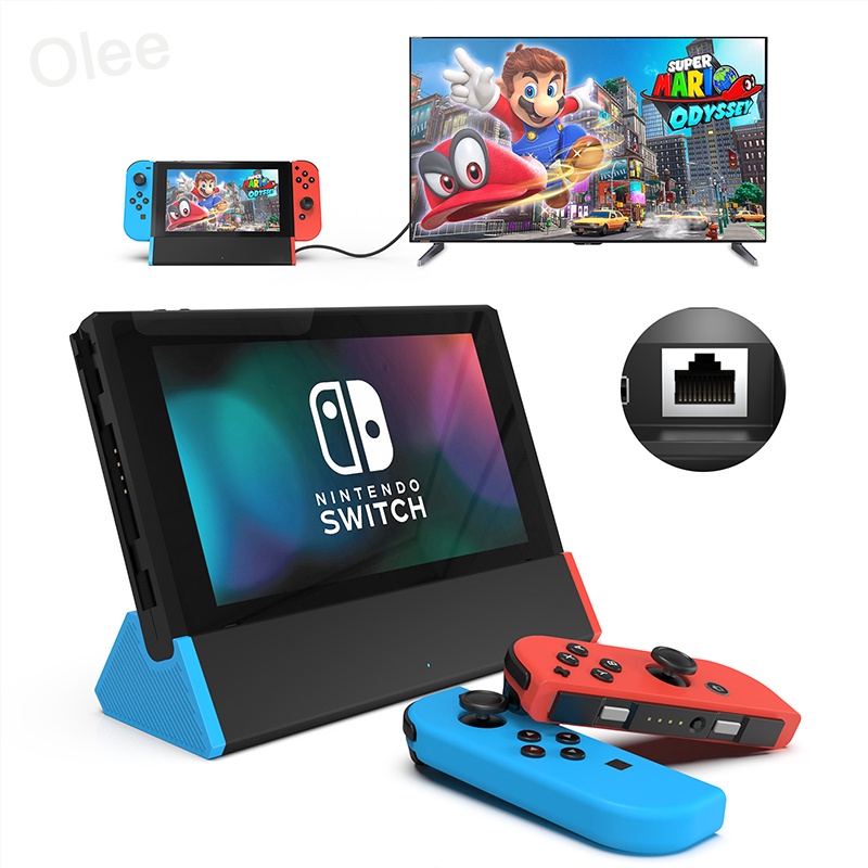 Đế Sạc TV Cổng Type C 1000Mbs LAN 4K HDMI Cho Nintendo Switch / Switch