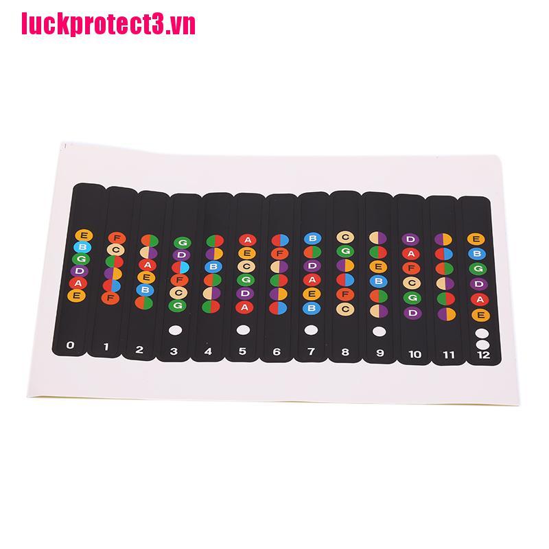 [SELL] Guitar Accessories Scale Sticker Neck Fingerboard Fret Board Note Learn Practice