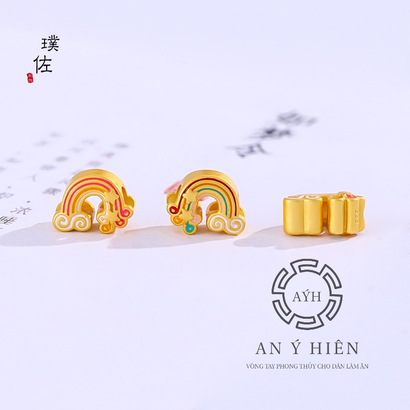 Charm Cầu vồng Hồng #C501 ( An Ý Hiên)