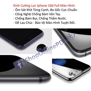 MIẾNG DÁN CƯỜNG LỰC 10D IPHONE 6S Plus/ 6G Plus