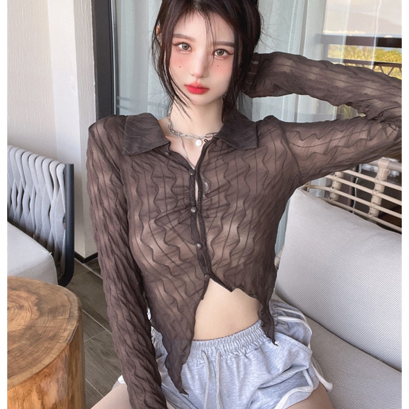 Áo Lửng Tay Dài Chống Nắng Thời Trang Mùa Hè Quyến Rũ Cho Nữ