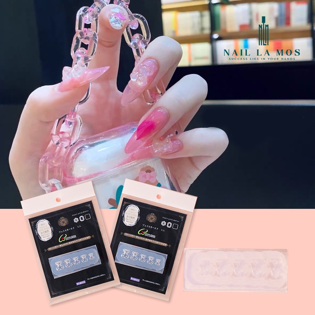 Khuôn silicone làm charm nail - Khuôn dẻo tạo họa tiết trang trí móng phong cách Hàn Nhật nhiều chủ đề dễ thương