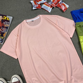Áo Thun Trơn Hồng Tôm Size S - Size 3XL