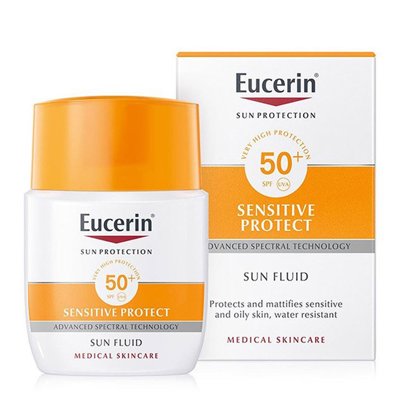 [⚡️FLASH SALE⚡️ ] Kem chống nắng Eucerin Sun Fluid Mattifying SPF 50+