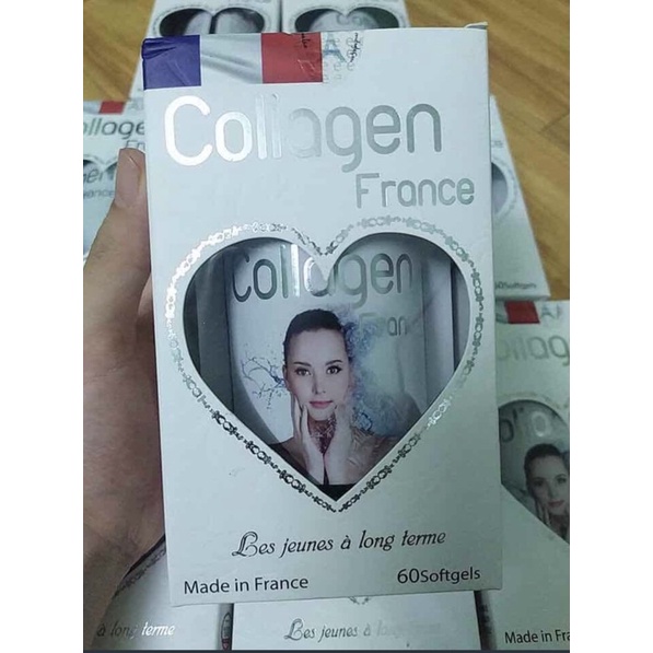 COLLAGEN France 3600mg 60 viên làm đẹp da tóc móng