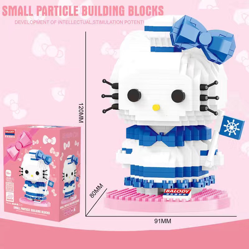 Đồ Chơi Lắp Ráp Mô Hình Hello Kitty