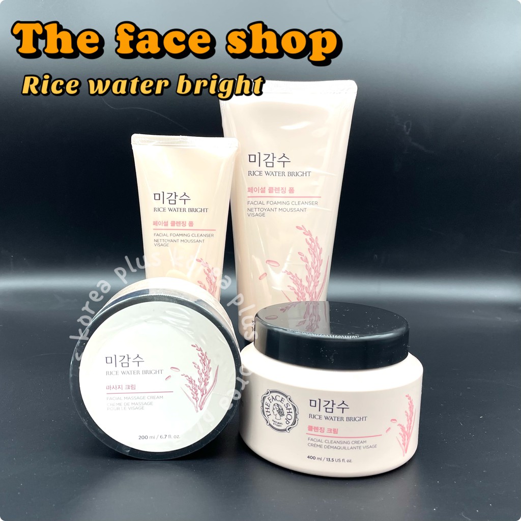 Mỹ phẩm rửa mặt làm sáng da chiết xuất nước gạo