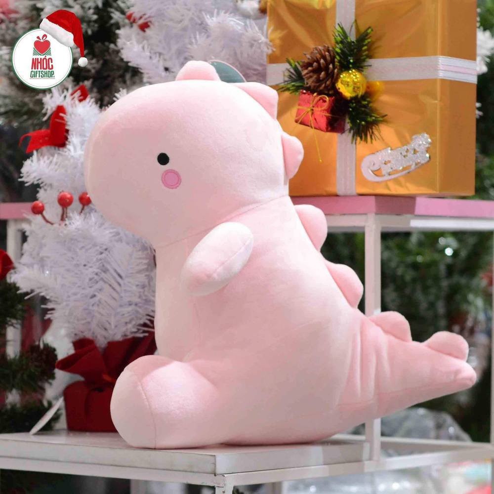 Gấu bông khủng long má hồng TINA, quà tặng thú nhồi bông cute giá rẻ kích thước 40cm 50cm